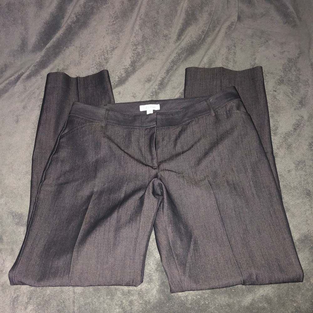 Calvin Klein slim straight dress pant